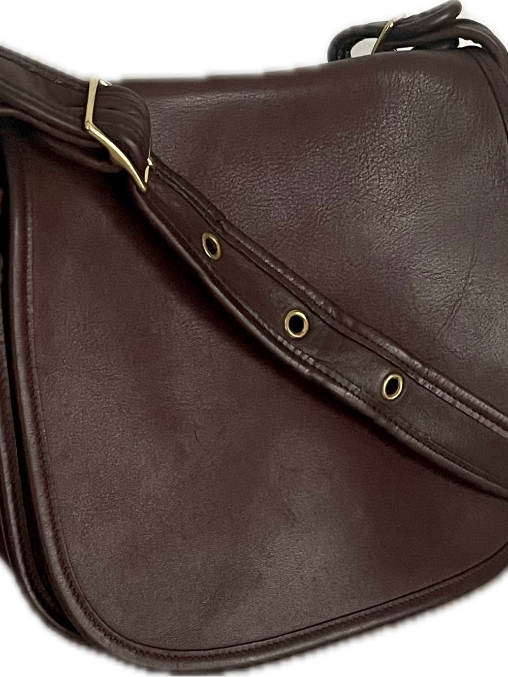 Coach Vintage Pouch Glovetanned Leather Saddle Bag